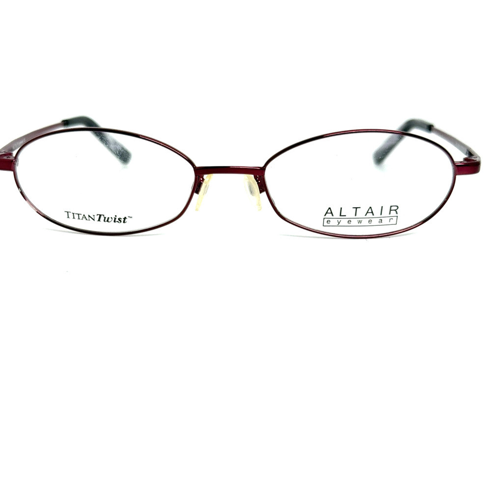 Altair Eyewear 4/8 A503 Bordeaux Eyeglasses Frames Full Rim Red 52-18-135 19657